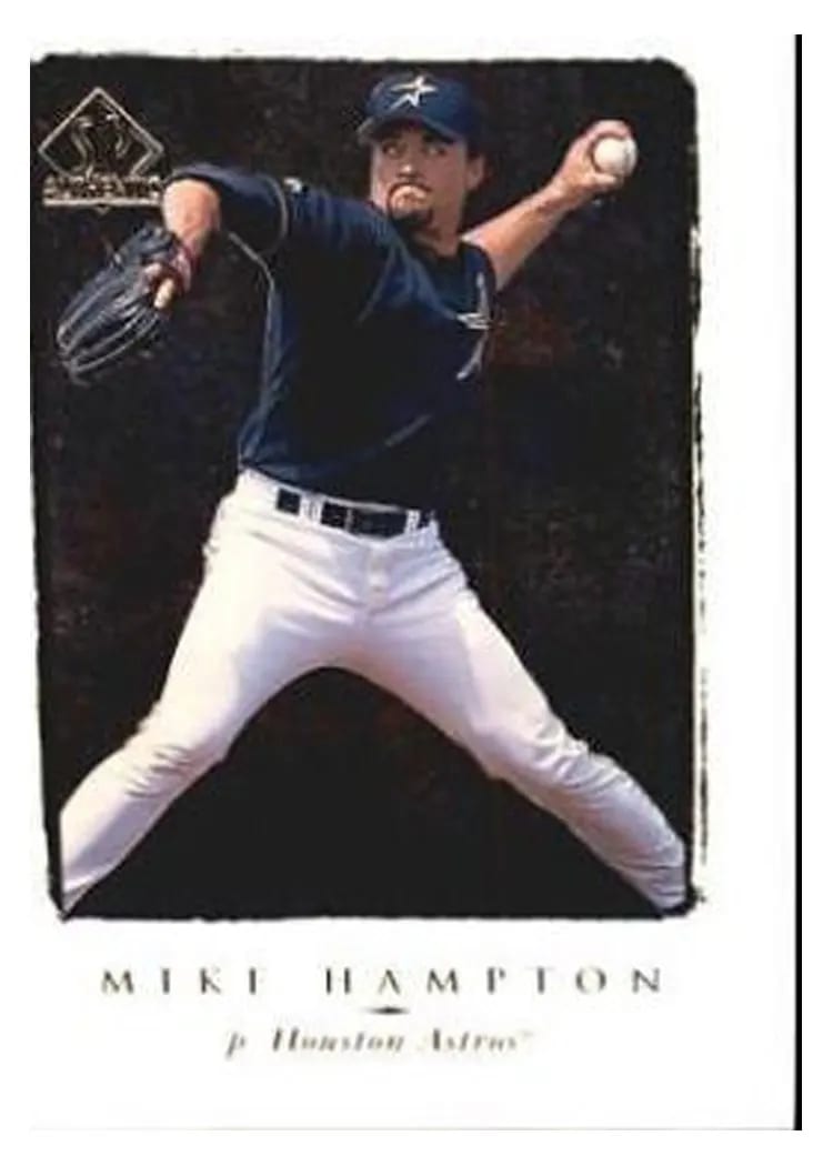 1998 SP Authentic Mike Hampton #101 card