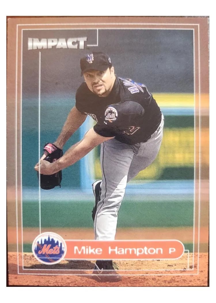 2000 Fleer Impact Mike Hampton #69 card