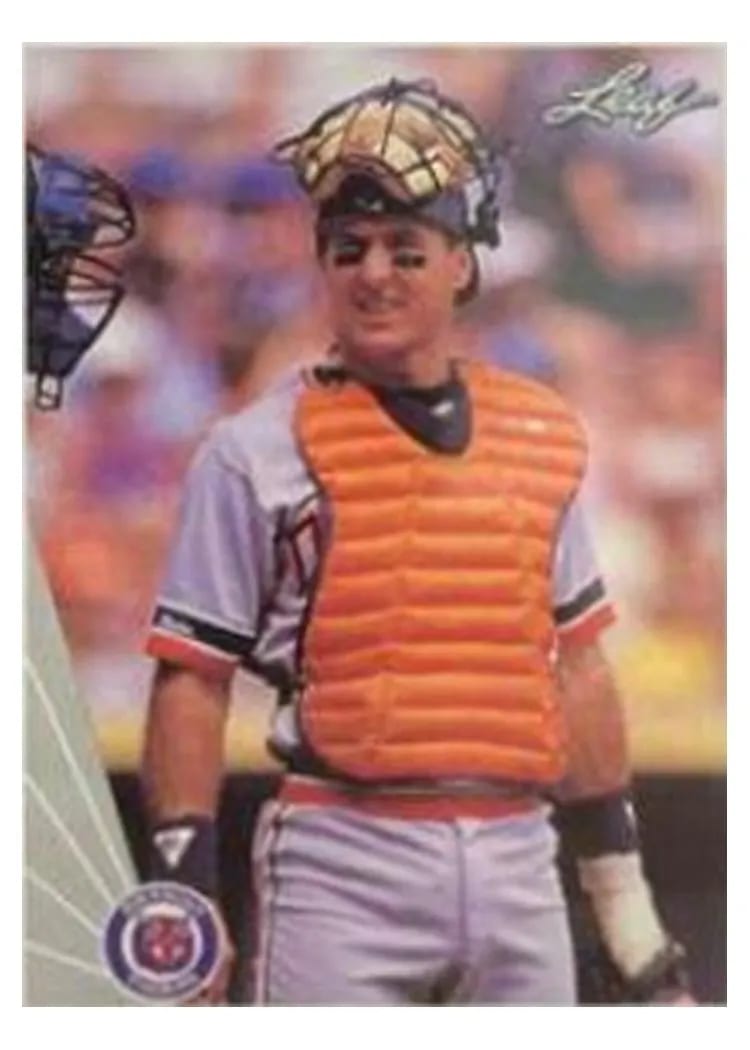 1990 Leaf Mike Heath #60 card