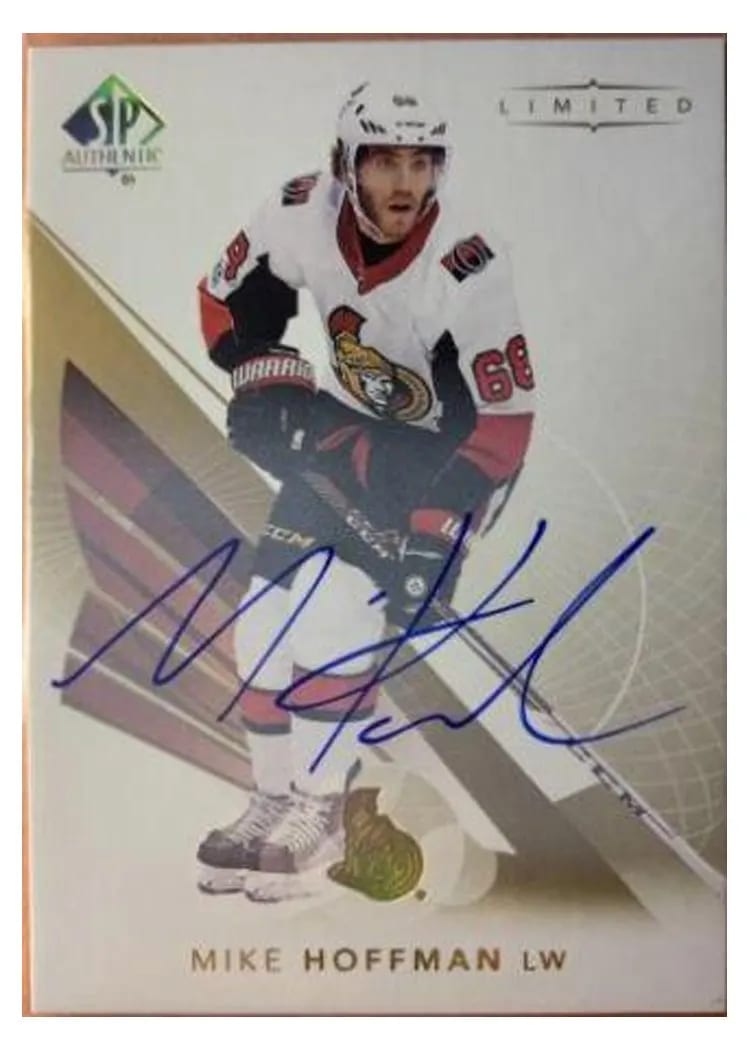 2017-18 SP Authentic Base Set Mike Hoffman #32 card
