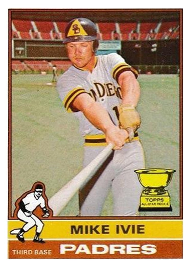 1976 Topps Mike Ivie #134 card