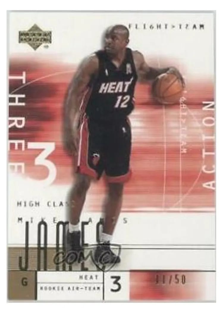 2001 Upper Deck Flight Team Mike James #94 card