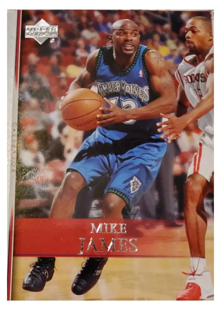 2007 Upper Deck Mike James #65 card
