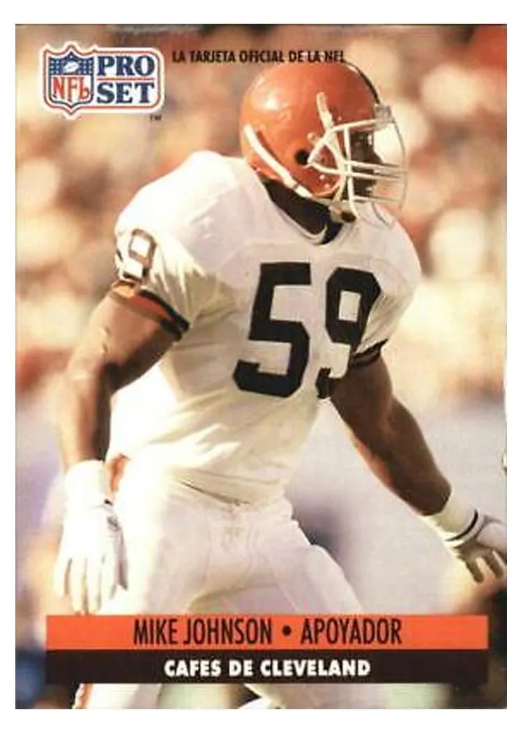 1991 Pro Set Spanish Mike Johnson #40