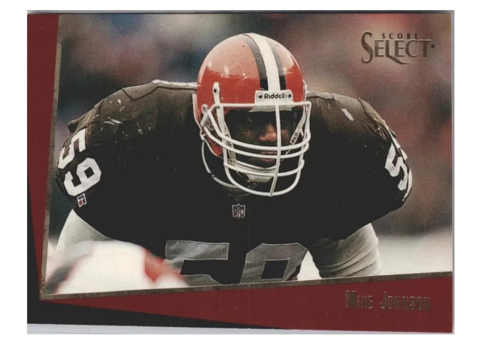 1993 Panini Select Mike Johnson #6 card