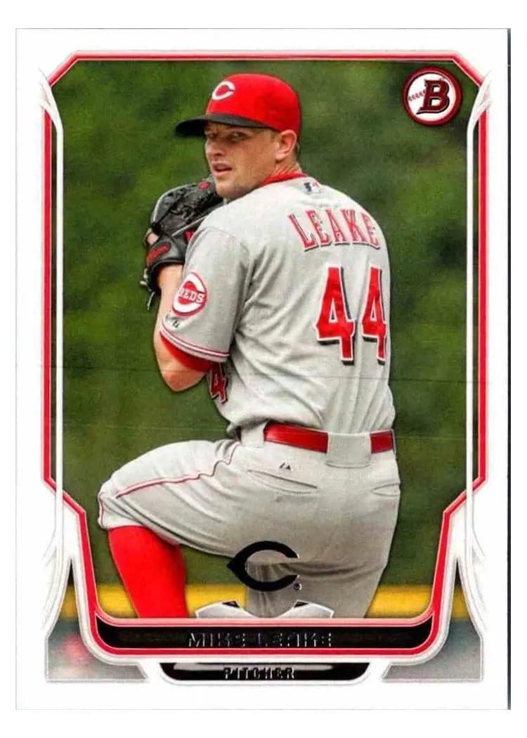2014 Bowman Mike Leake #10 card