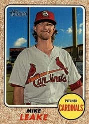 2017 Topps Heritage Base Set Mike Leake #723 card