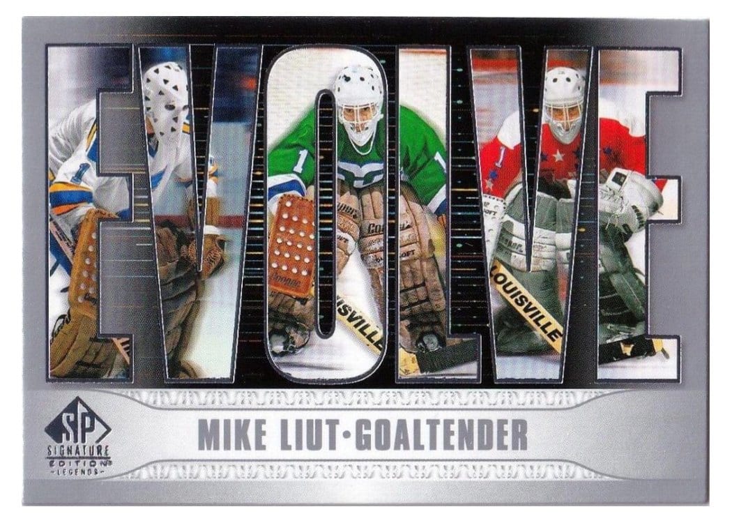 2020-21 SP Signature Edition Legends Evolve Mike Liut #E-25 card