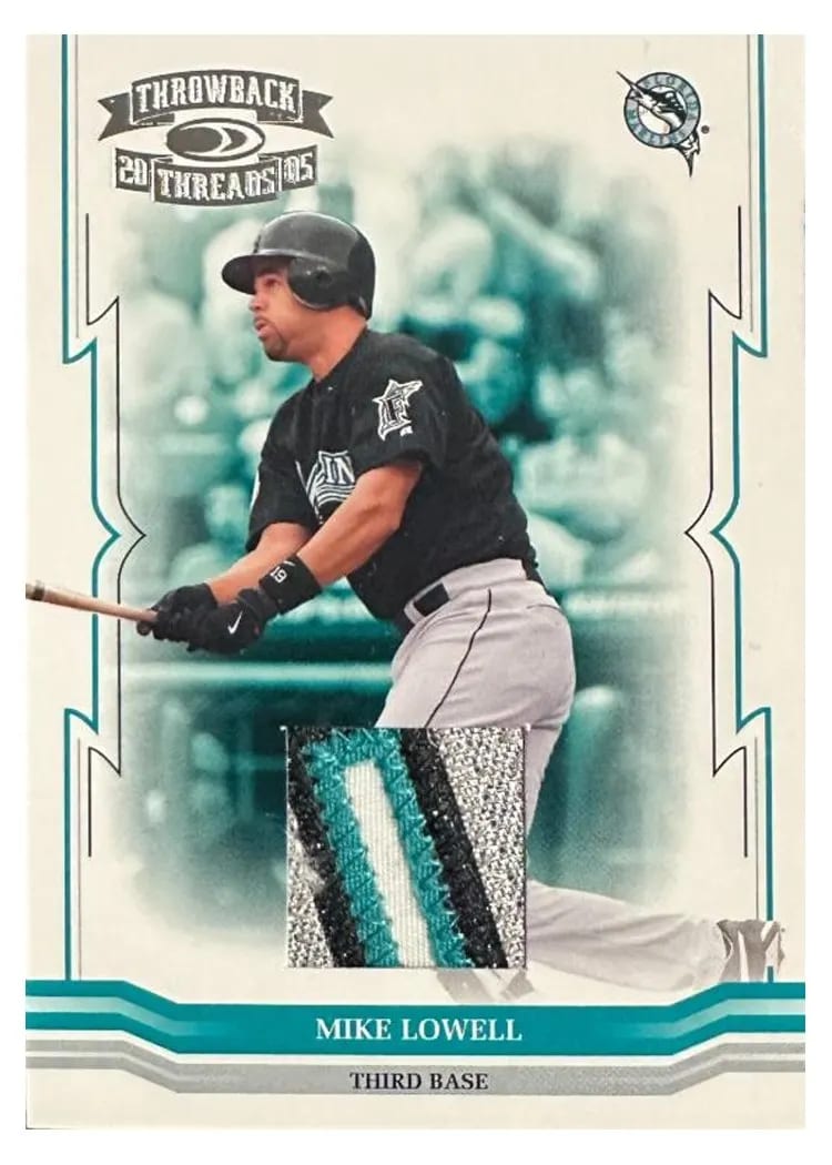 2005 Donruss Throwback Threads Mike Lowell #252 card