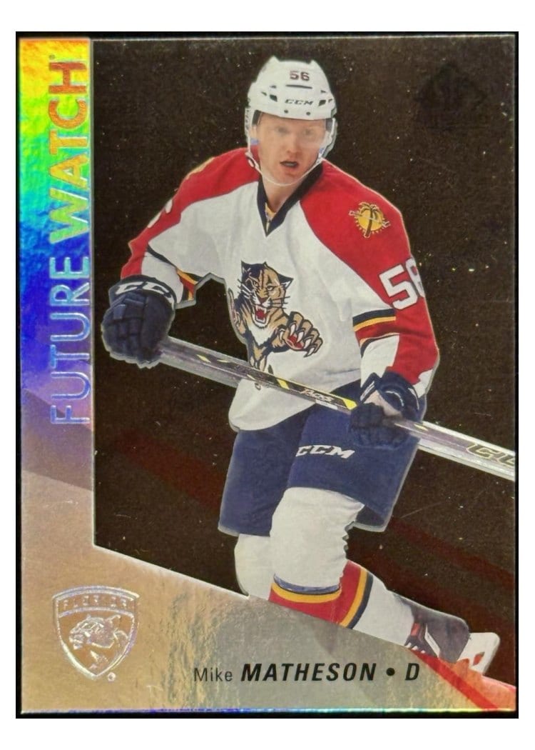2024-25 SP Authentic Acetate Retro Future Watch Mike Matheson #143 card