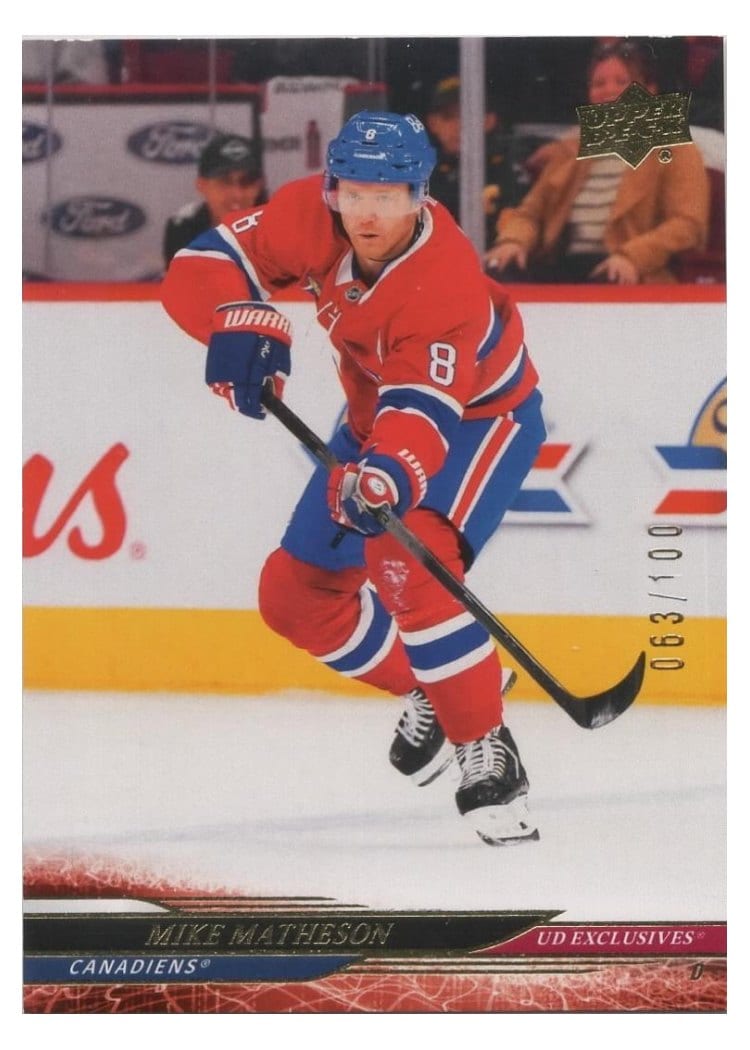 2024-25 Upper Deck Base Set Mike Matheson #570 card