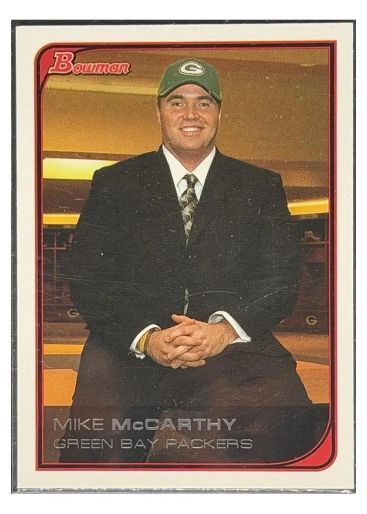 2006 Bowman Mike McCarthy White #27 card