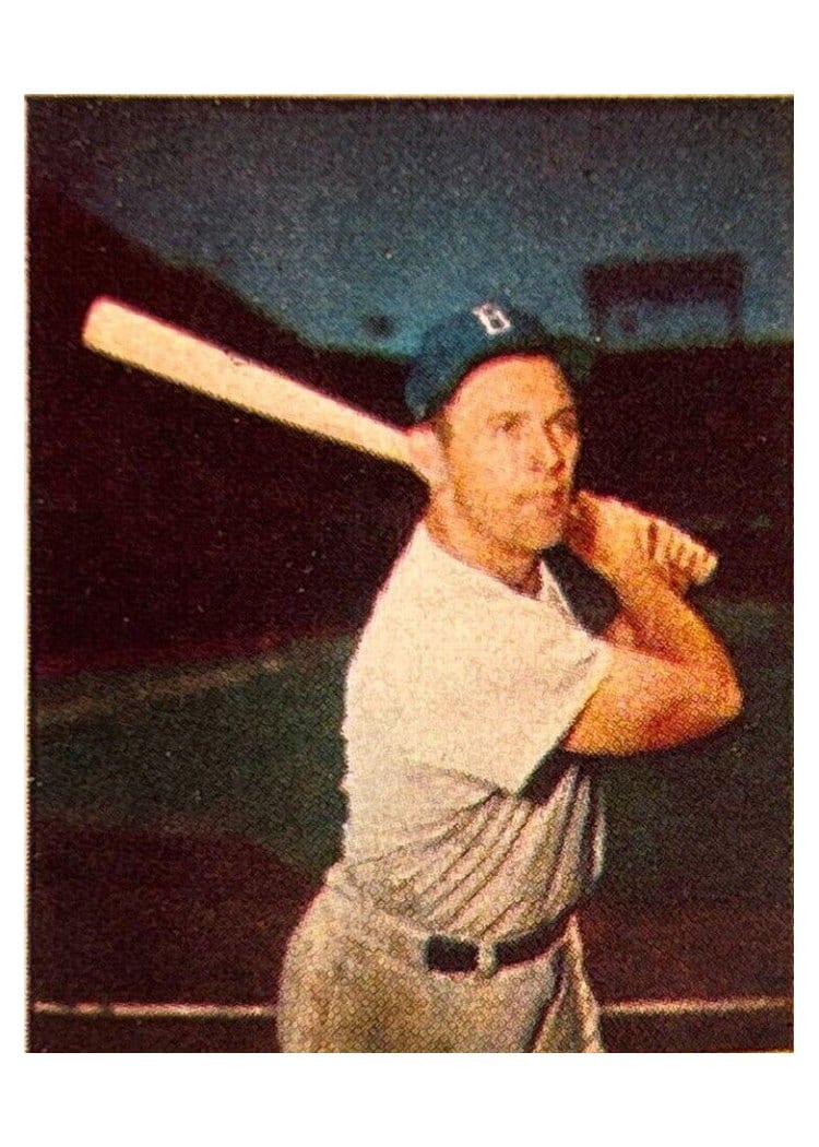 1949 Eureka Sportstamps Mike McCormick #42 card