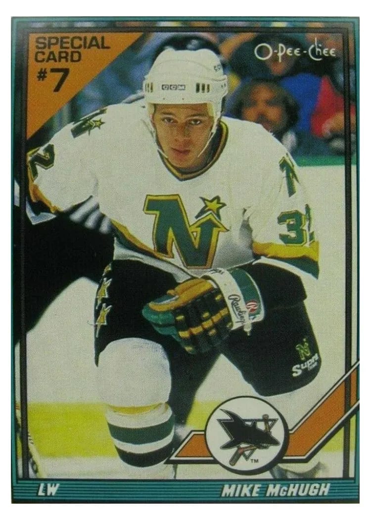 1991 O-Pee-Chee Inserts Mike McHugh #7S card