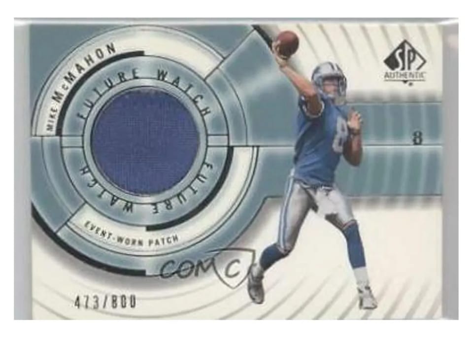 2001 SP Authentic Mike McMahon #112 card