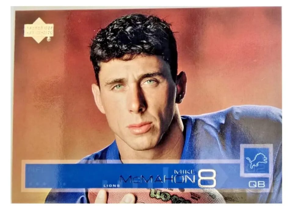 2002 Upper Deck Mike McMahon #58 card