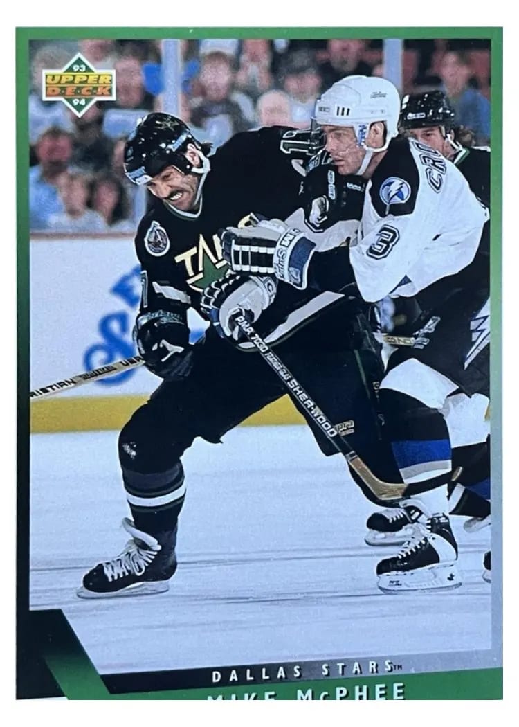1993 Upper Deck Mike McPhee #43 card