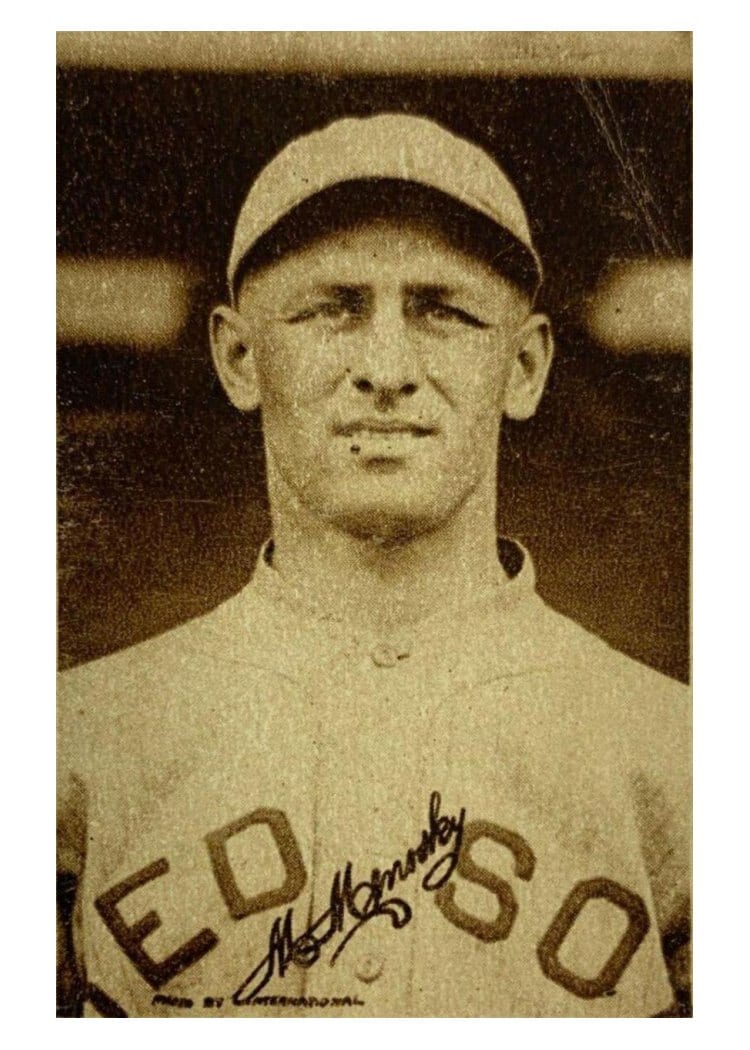 1923 Willard Chocolate Mike Menosky card