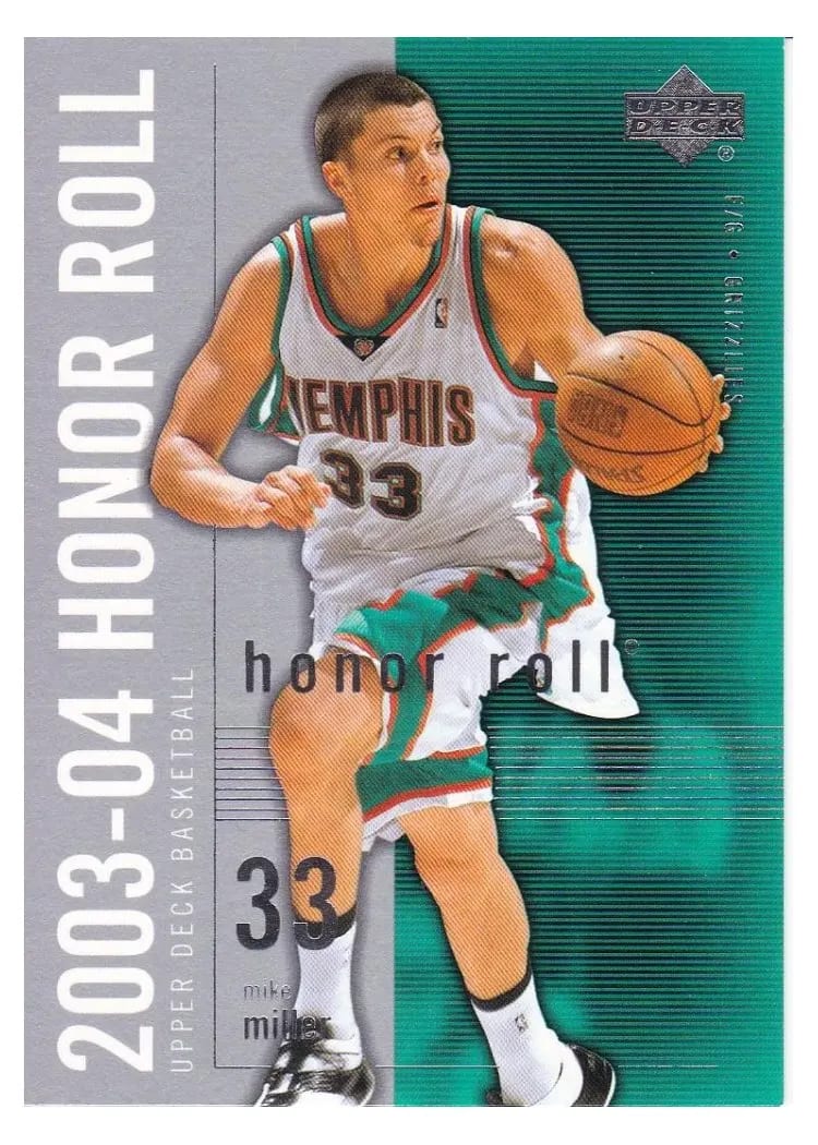 2003 Upper Deck Honor Roll Mike Miller #41 card