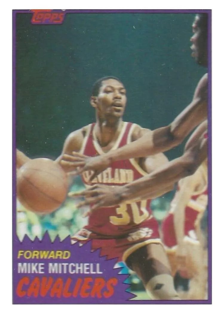 1981 Topps Mike Mitchell #9 card