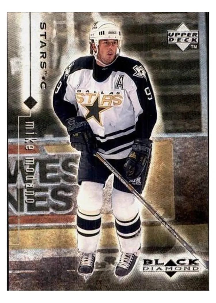 1998 Upper Deck Black Diamond Mike Modano #27 card