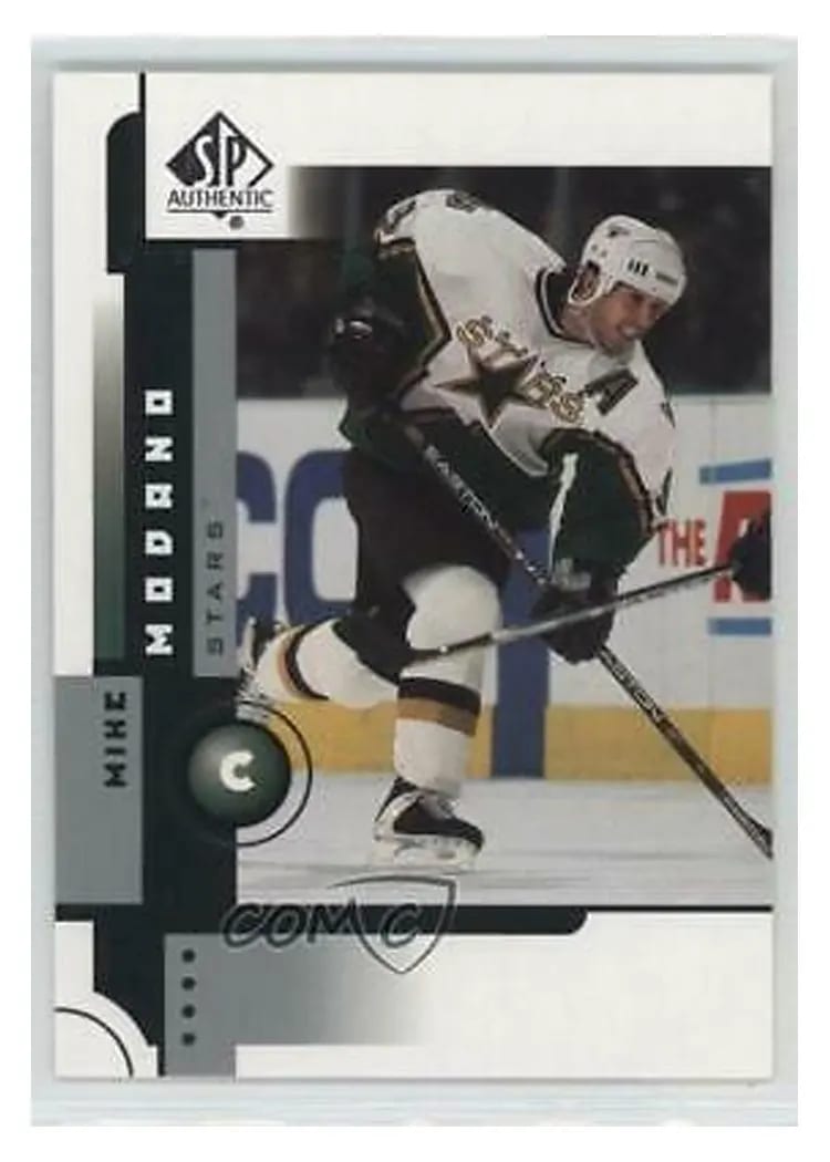 2001 SP Authentic Mike Modano #23 card