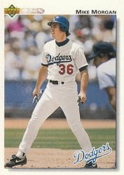 1992 Upper Deck Base Set Mike Morgan #513 card