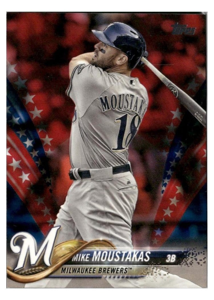 2018 Topps Update Base Set Mike Moustakas #US55 card