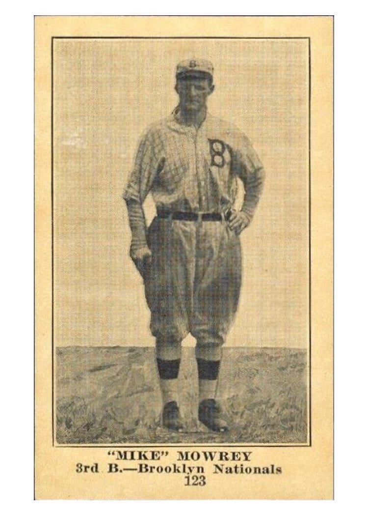 1917 Collins McCarthy 'Mike' Mowrey #123 card