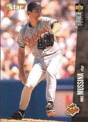 1996 Collector's Choice Base Set Mike Mussina #465 card