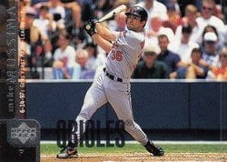 1998 Upper Deck Base Set Mike Mussina #306 card