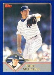 2003 Topps Base Set Mike Mussina #190 card