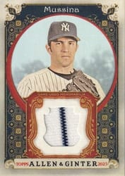 2023 Topps Allen & Ginter Relics (Pattern B) Mike Mussina #AGRB-MMU card