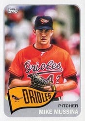 2023 Topps Archives Base Set Mike Mussina #134 card