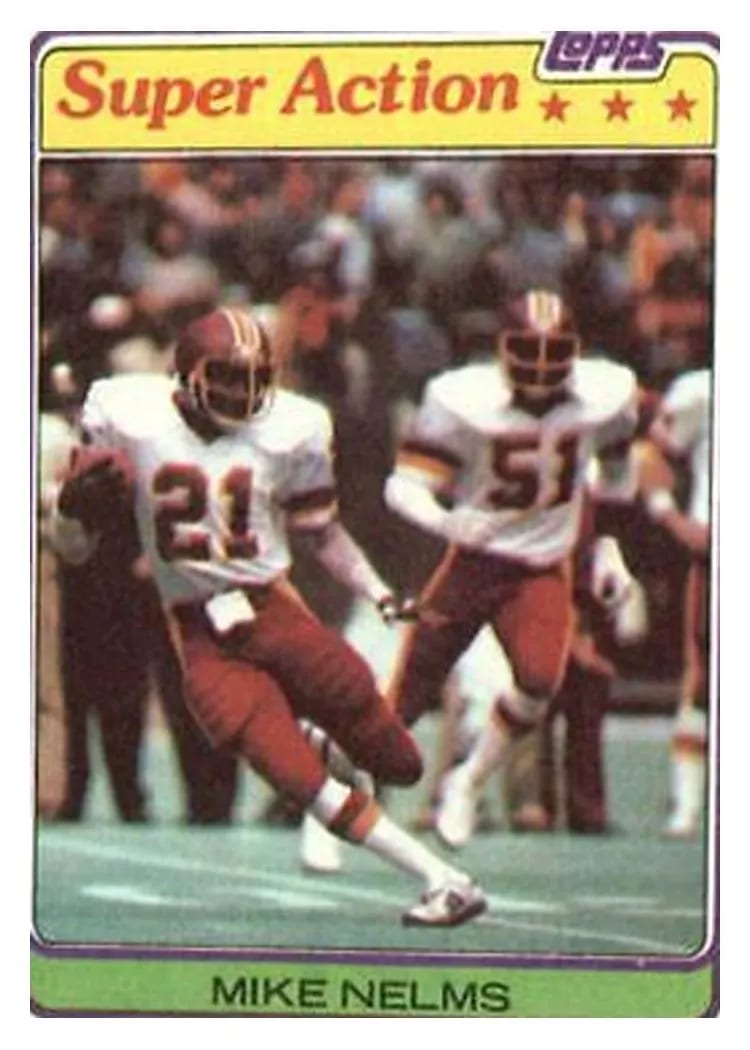 1981 Topps Mike Nelms #252 card