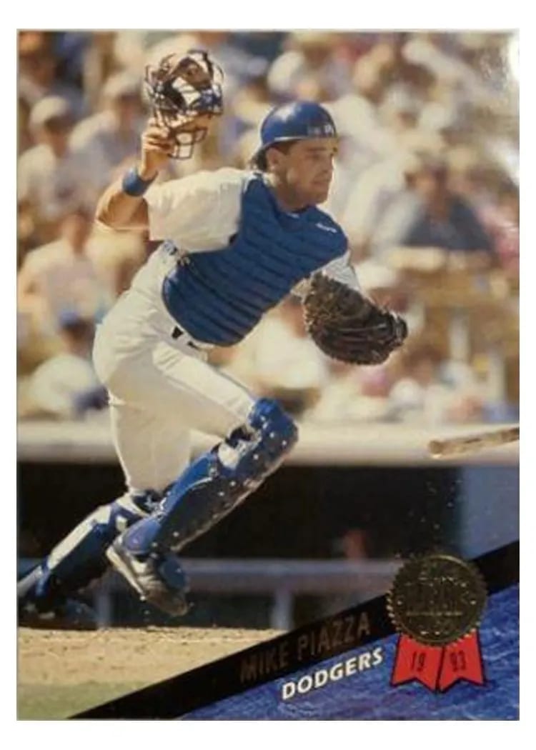 1993 Leaf Mike Piazza #35 card