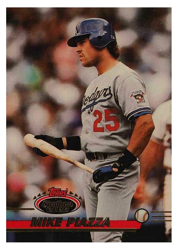 1993 Stadium Club Base Set Mike Piazza #585 card
