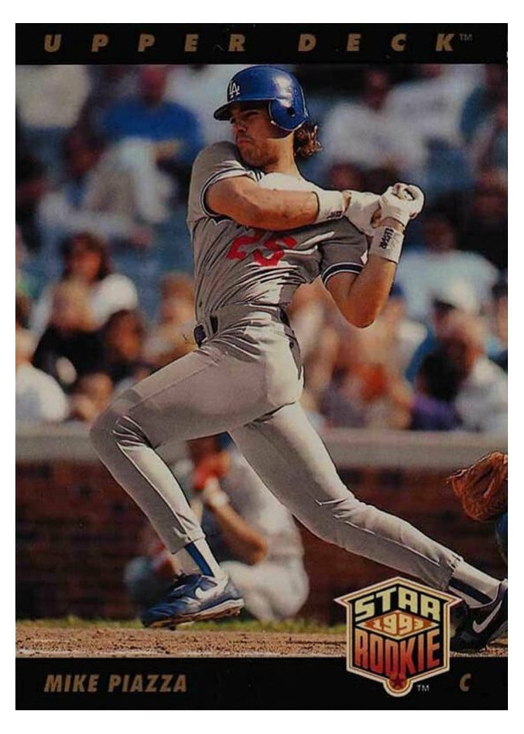 1993 Upper Deck Base Set Mike Piazza #2 card