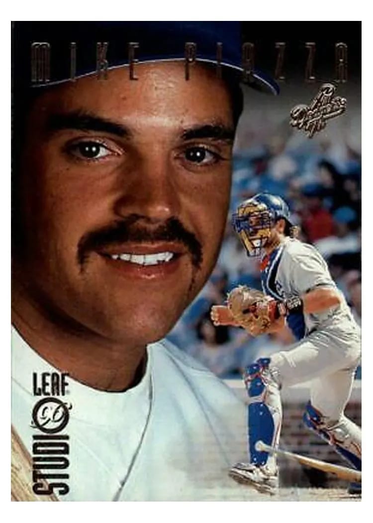 1996 Studio Mike Piazza #80 card