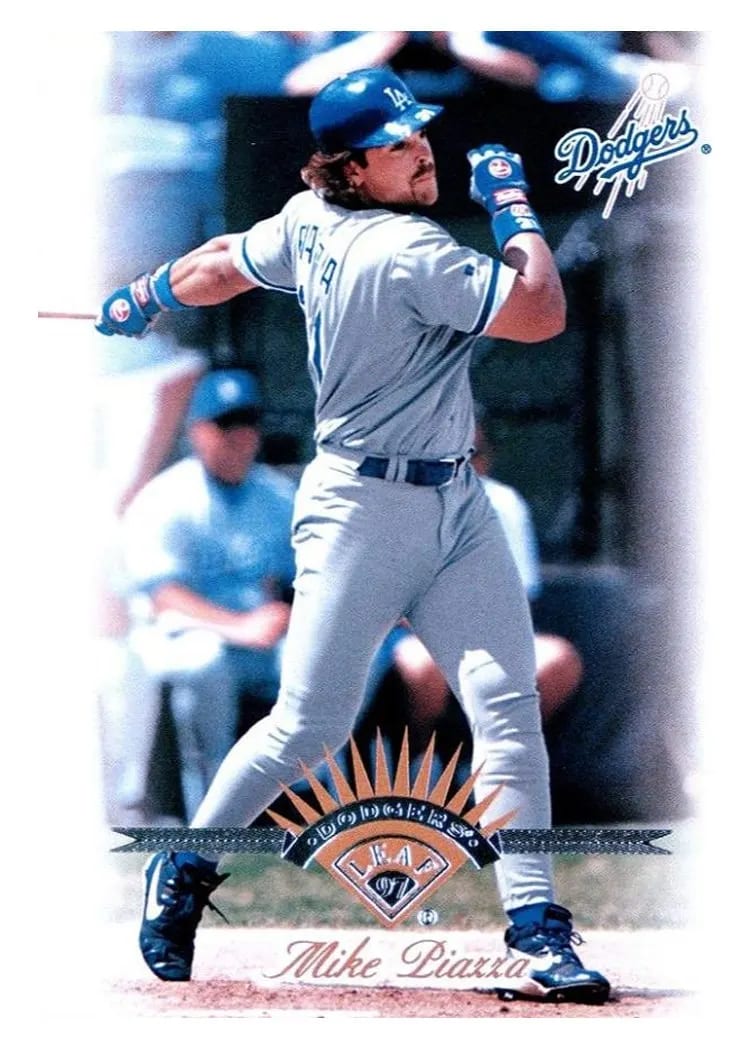 1997 Leaf Mike Piazza #203 card