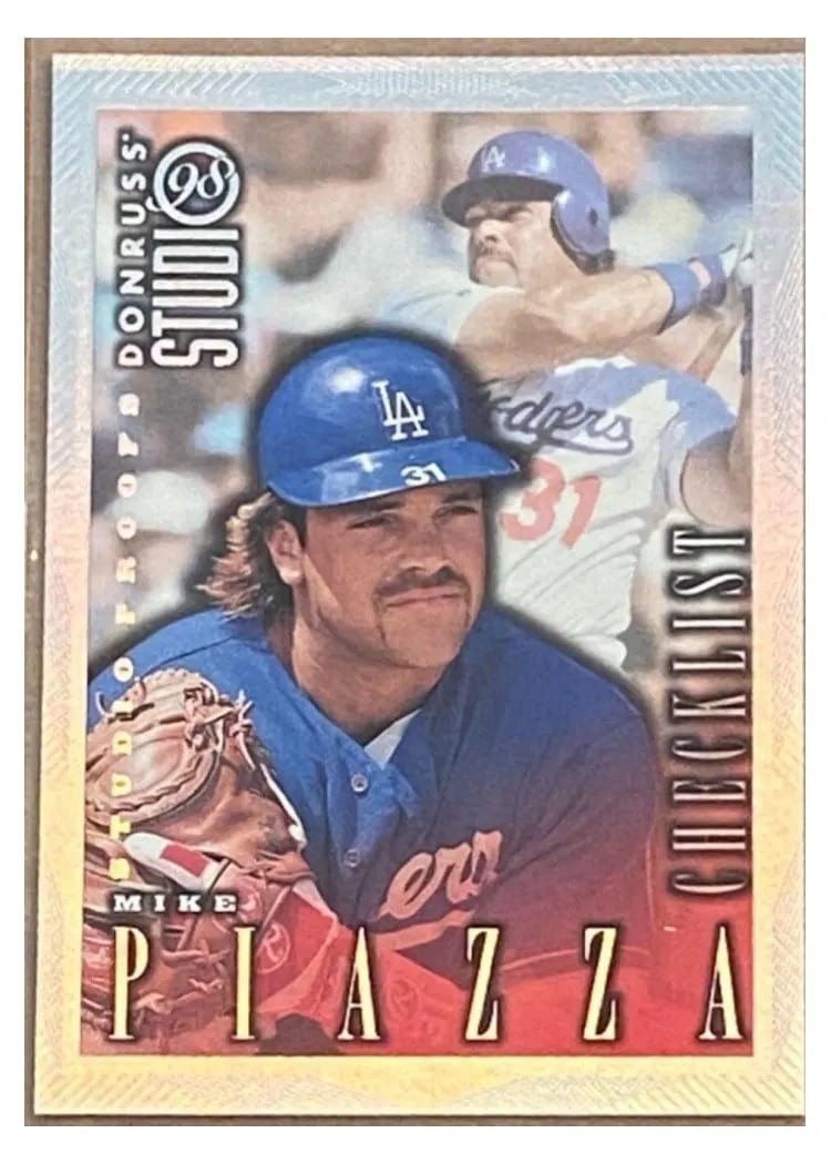 1998 Studio Mike Piazza card