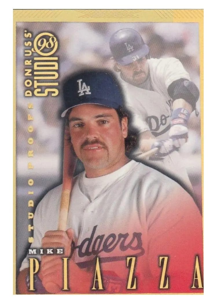 1998 Studio Mike Piazza #62 card