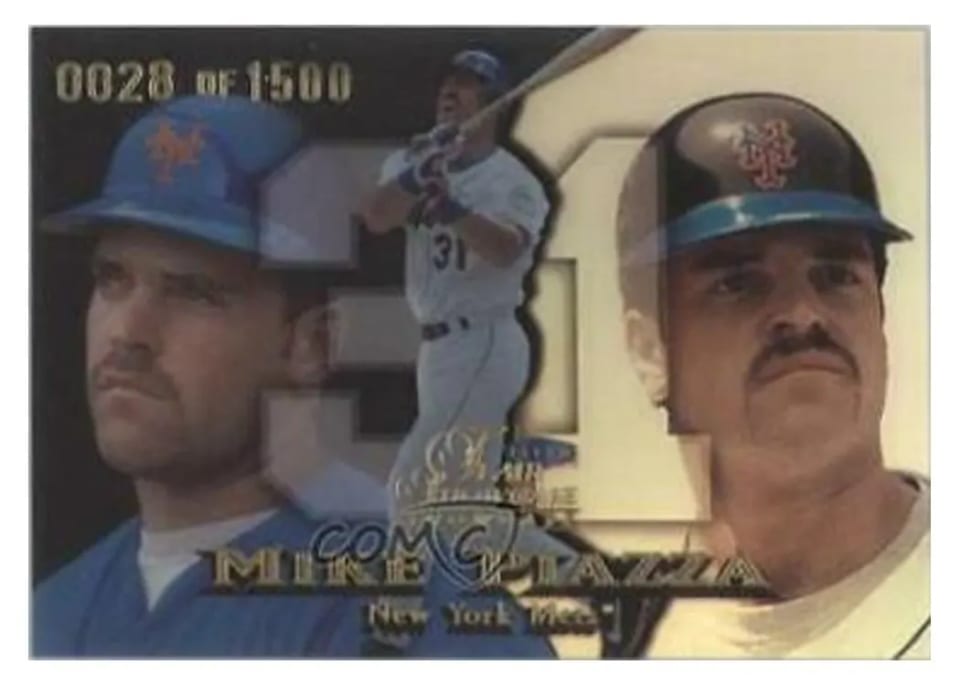 1999 Flair Showcase Mike Piazza #13 card