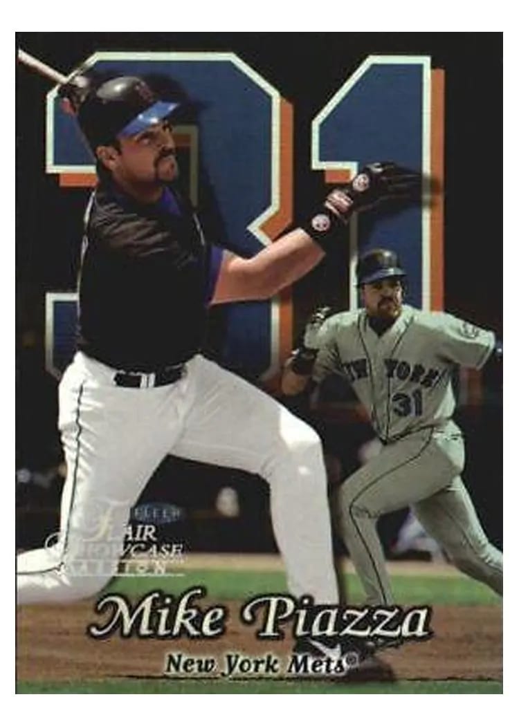1999 Flair Showcase Mike Piazza #13 card