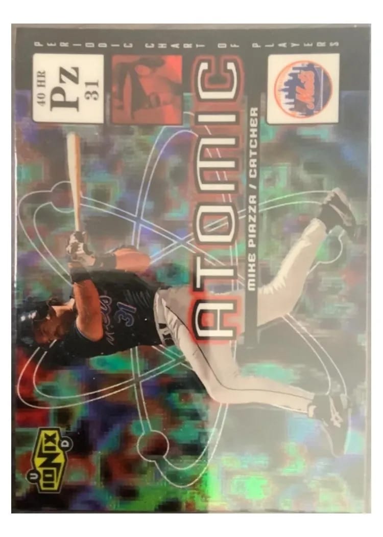 2000 Upper Deck Ionix Atomic Mike Piazza #A13 card