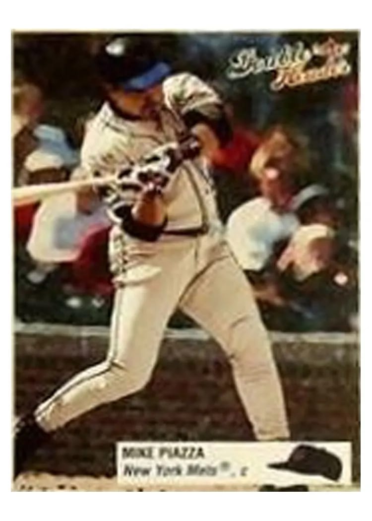 2003 Fleer Double Header Mike Piazza #110 card