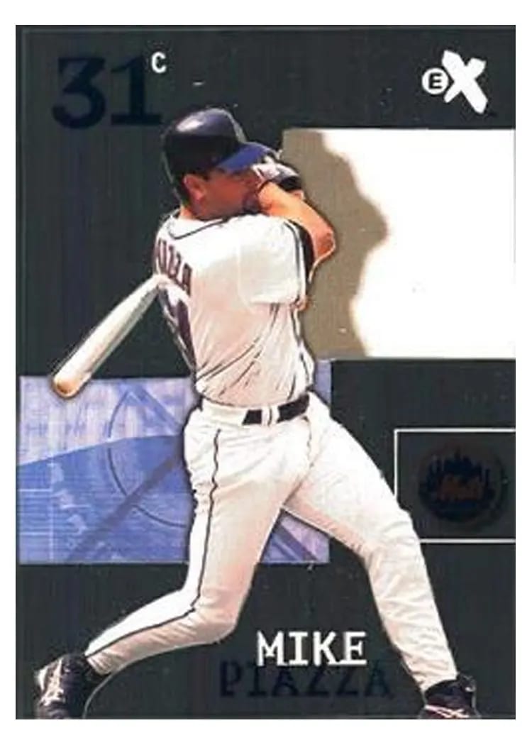 2003 Fleer E-X Mike Piazza #43 card