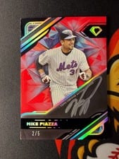 2025 Topps Diamond Icons Black PolychromatINK Autographs Mike Piazza #BPA-MP card