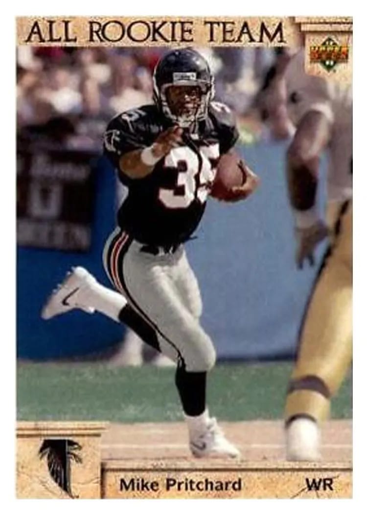 1992 Upper Deck Mike Pritchard #35 card