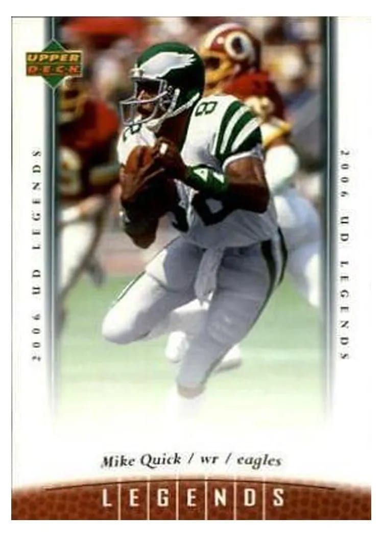 2006 Upper Deck Legends Mike Quick #86 card